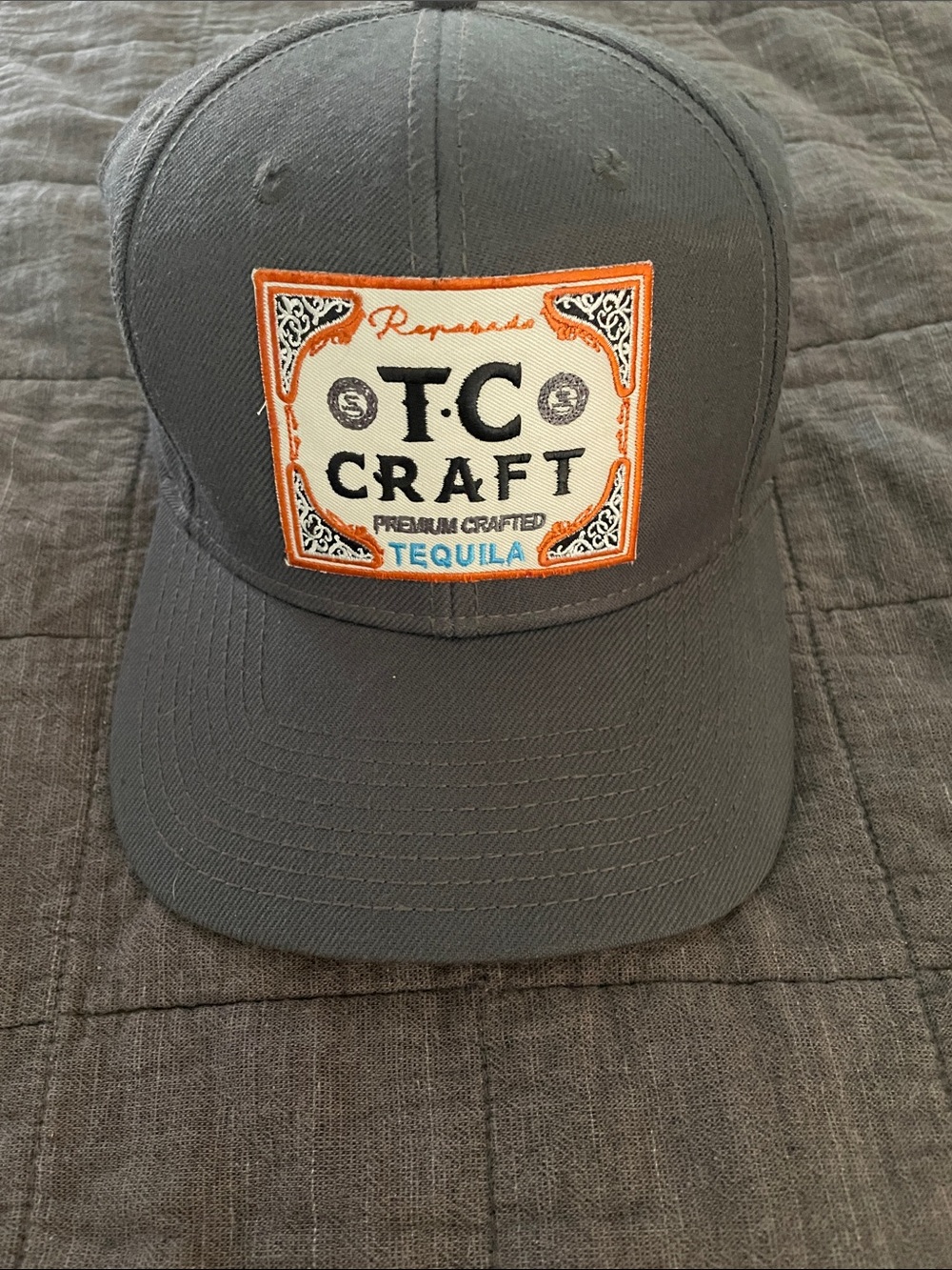 T.C. Craft Gray Men’s Patch Front Cap